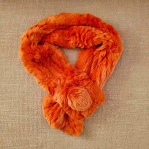 Rabbit Fur Pull Through Scarf